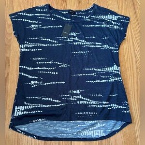 Verve Ami Navy and White Short Sleeve Tee